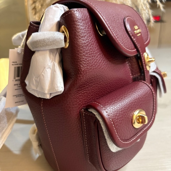 Coach NWT Hadley leather Mini Backpack - Picture 5 of 8
